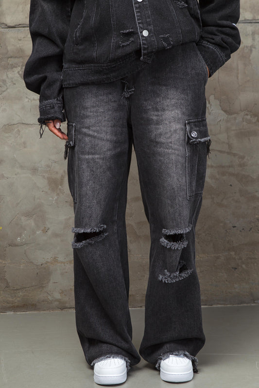 Acid Washed Cargos