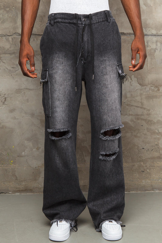 Acid Washed Cargos