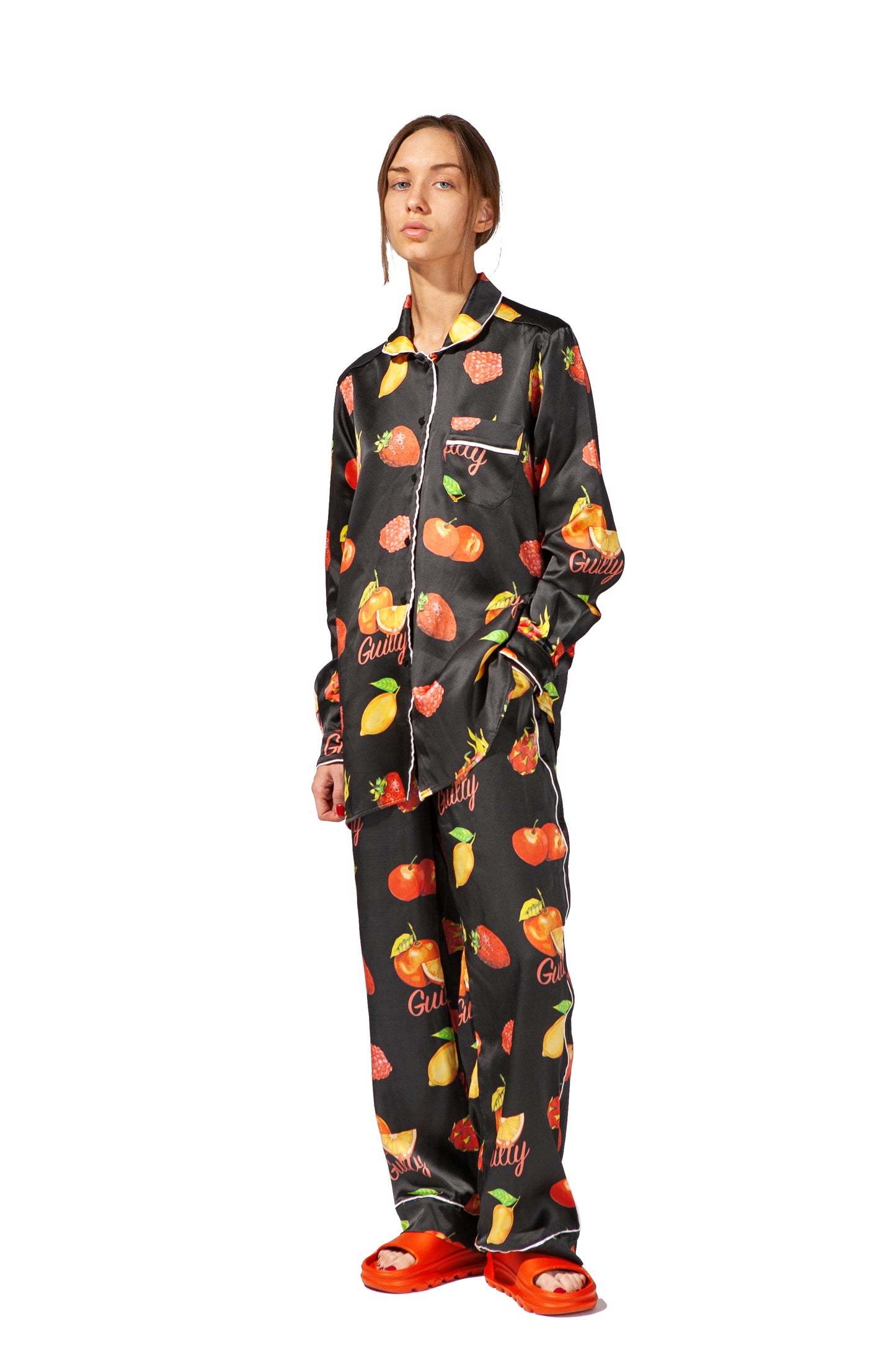 "FRUITY" Silk Pants