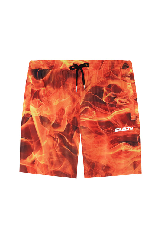 Fire Nylon Shorts